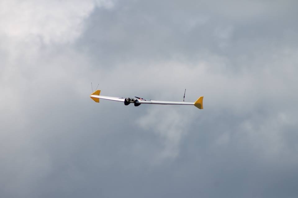 Fixed wing drone / uav with FPV