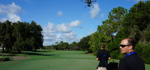 FlyMotion Media team filming the epic golf course